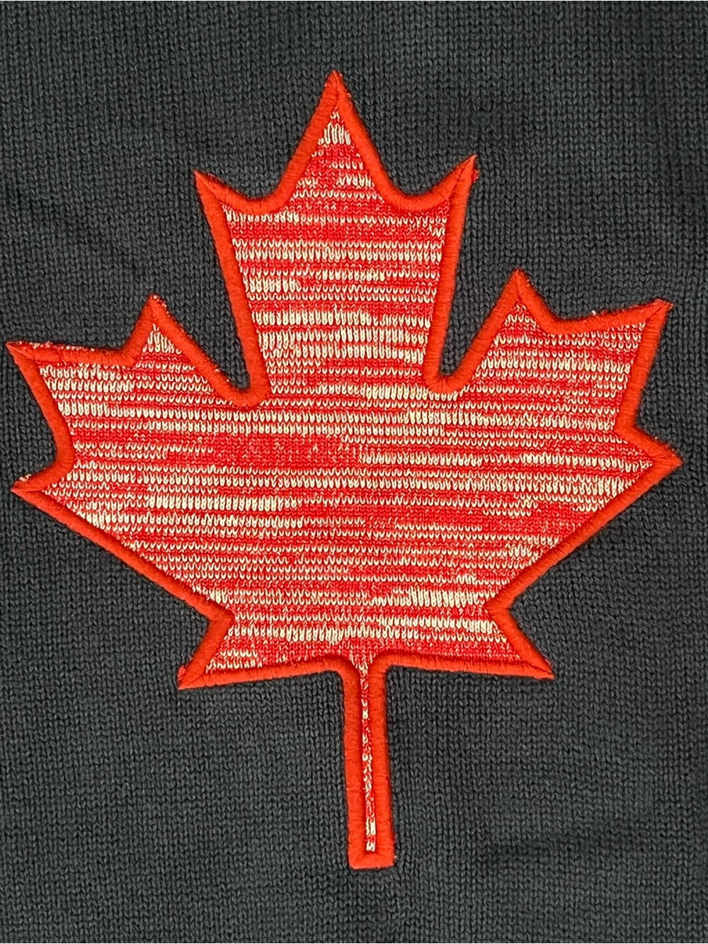 NWT Original Weatherproof Vintage 100% Cotton Canada Sweater Red and Blue - Picture 4 of 10